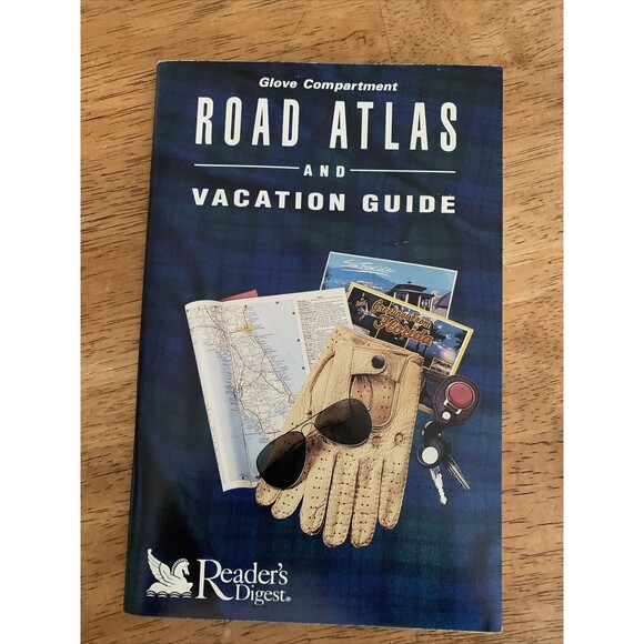 Reader's Digest Road Atlas and Vacation Guide US Canada Mexico Glove Compartment - Picture 1 of 2
